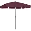 Image de VidaXL - Parasol de plage 200x125 cm Bordeaux