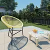Image de vidaXL Chaise de jardin Acapulco - Résine tressée - Beige