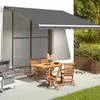 Image de vidaXL Tissu de remplacement pour auvent 4,5x3,5 m Anthracite