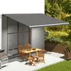 Image de vidaXL Tissu Remplacement Auvent 5x3,5 m - Anthracite