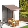 Image de vidaXL Tissu de remplacement pour auvent - Marron