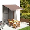 Image de vidaXL Tissu de remplacement pour auvent Marron 3,5x2,5 m