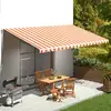 Image de vidaXL Tissu de remplacement pour auvent 6 x 3,5 m - Jaune et orange