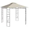Image de vidaXL Belvédère 3x3x2,7 m Crème 160 g/m²