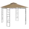 Image de vidaXL Belvédère 3x3 m - Taupe