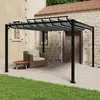Image de vidaXL Tonnelle avec toit à persienne - Anthracite