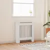 Image de vidaXL Cache-radiateur MDF Blanc 78 cm