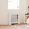 Image de vidaXL Cache-radiateur MDF Blanc 78 cm