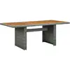 Image de vidaXL Table de jardin - Gris clair