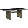 Image de vidaXL Table de jardin Marron