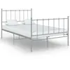 Image de VIDAXL Cadre de lit métal 120x200 cm - Gris