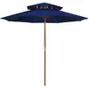 Image de vidaXL Parasol 270 cm Bleu