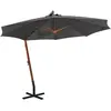 Image de vidaXL Parasol de jardin suspendu Anthracite