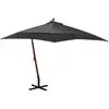 Image de vidaXL Parasol suspendu 3x3 m - Anthracite