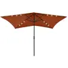Image de vidaXL Parasol de jardin - 2x3 m - Terre cuite