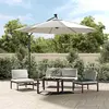 Image de vidaXL Tissu Parasol 350 cm Blanc Sable