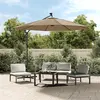 Image de vidaXL Tissu Taupe 350 cm