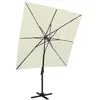 Image de vidaXL Parasol à 4 niveaux Sable