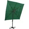 Image de vidaXL Parasol de jardin 250x250 cm Vert