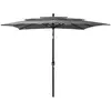 Image de vidaXL Parasol de jardin - Anthracite 250x250 cm