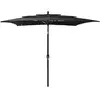 Image de Parasol de jardin 250 cm - Noir