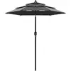 Image de VidaXL - Parasol 3 niveaux 200 cm Anthracite