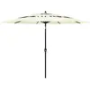 Image de vidaXL Parasol à 3 Niveaux Sable - 300 cm