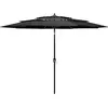 Image de vidaXL Parasol de jardin Anthracite 300 cm