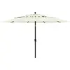 Image de vidaXL Parasol de jardin à 3 niveaux - Sable 3,5 m