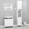 Image de vidaXL Ensemble de meubles de bain - Bois Ingénierie Blanc