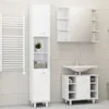Image de vidaXL Ensemble de meubles de salle de bain 3pcs - Blanc