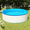 Image de VIDAXL Piscine à éclaboussures - Blanc et bleu