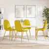 Image de VidaXL Velours Jaune
