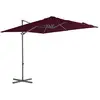 Image de vidaXL Parasol de jardin bordeaux