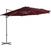 Image de vidaXL Parasol - Ø300 cm - Rouge bordeaux