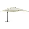 Image de vidaXL Parasol LED Sable