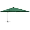 Image de vidaXL Parasol de jardin avec LED - Vert
