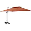 Image de vidaXL Parasol de Jardin - Terre Cuite