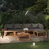 Image de vidaXL Salle de jardin 6 pcs avec coussin