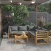 Image de Salon de jardin vidaXL 6 pcs en bois d'acacia