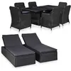 Image de vidaXL Ensemble à manger d'extérieur 9 pcs - Résine
