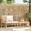Image de VIDAXL Salon de jardin 2 pcs - Bambou