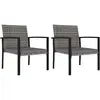 Image de vidaXL Chaises à manger de jardin - Lot de 2