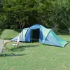Image de vidaXL Tente pour 6 personnes - Bleu/Vert