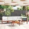 Image de Salon de jardin vidaXL - Bois d'acacia solide