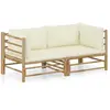 Image de vidaXL Salon de jardin 2 pcs - Bambou