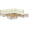 Image de vidaXL Salon Naturel Jardin - Bambou