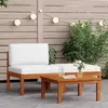 Image de vidaXL Salon de jardin 3 pcs - Bois d'acacia