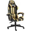 Image de vidaXL Fauteuil de jeu - Noir/Doré