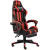 Image de vidaXL Fauteuil de jeux vidéo Noir et rouge